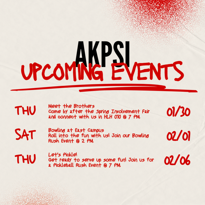 Upcoming Events